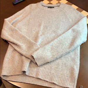 Banana Republic wool crew neck gray sweater L